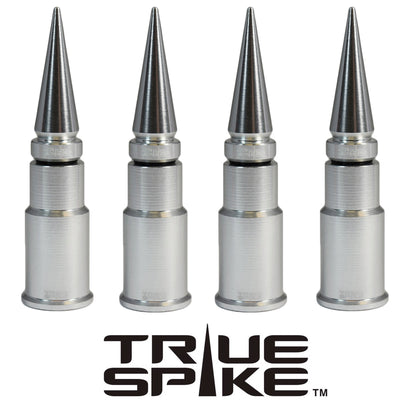 SPIKE SPIKED BILLET ALUMINUM AIR TIRE RIM WHEEL VALVE STEM CAP COVER KIT AVAILABLE IN MANY COLORS // PART # WVC005CO WVC007CO