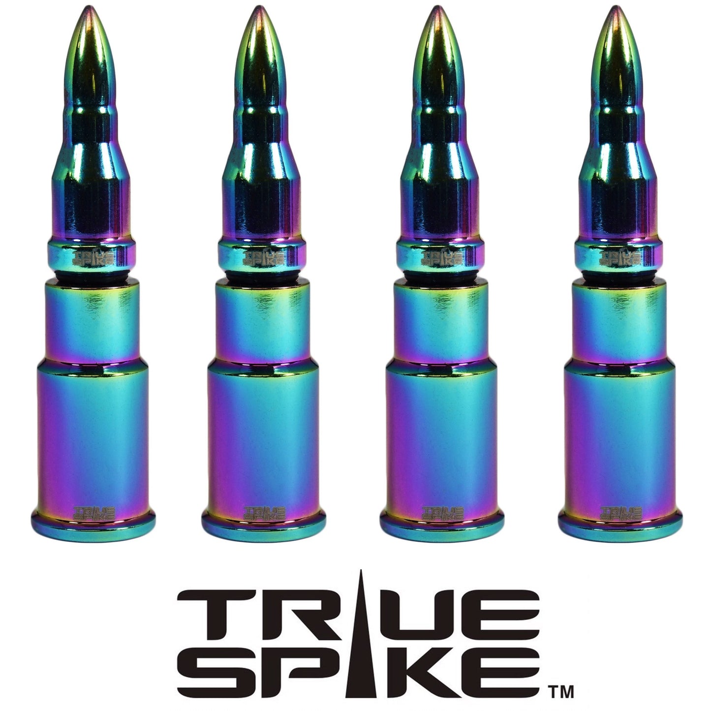TRUE SPIKE Valve Stem Base/Valve Stem Bullet Cap (4pc Kit) WVC005/WVC006