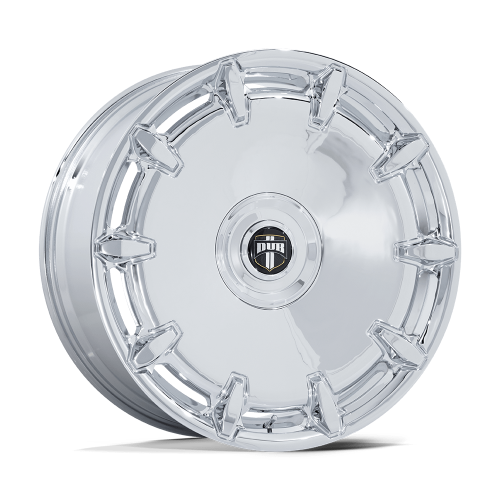 DUB 1PC DC271 CHEEF 24X10 30 6X135/6X139.7 CHROME