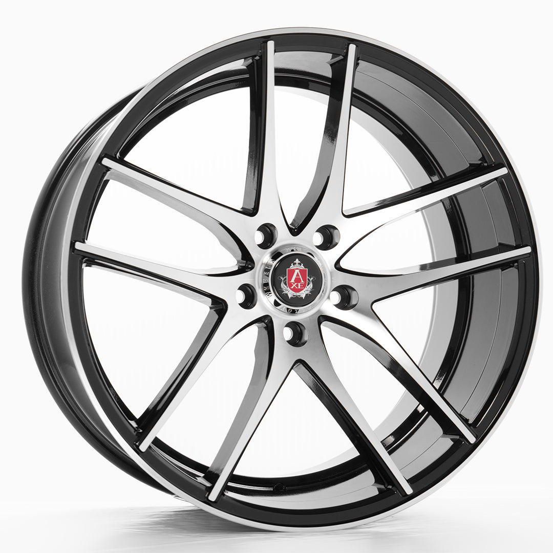 AXE EX19 19X8.5 35 BLANK BLACK AND POLISHED FACE