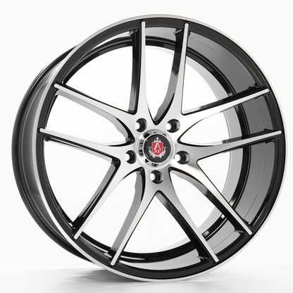 AXE EX19 19X8.5 35 BLANK BLACK AND POLISHED FACE