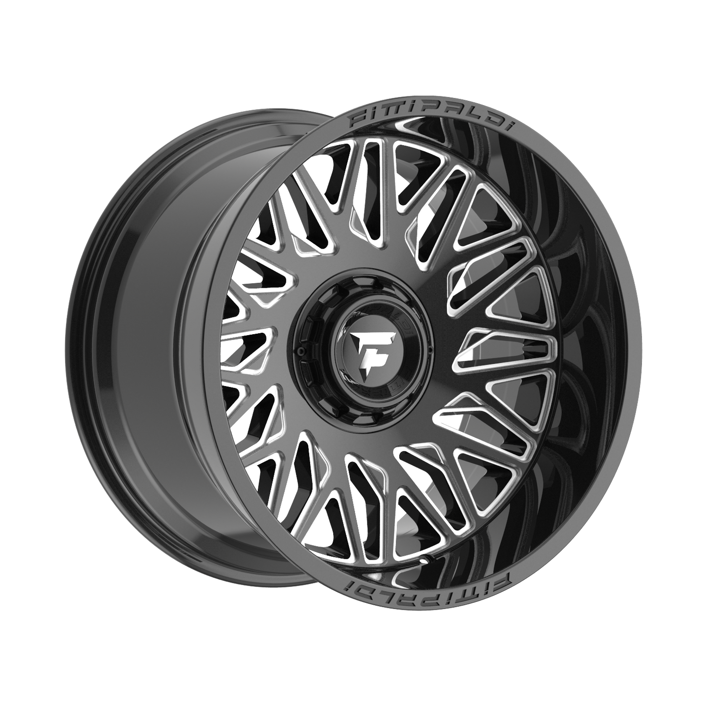FITTIPALDI OFFROAD FA07BM 20X12, -44 , 8X170, GLOSS BLACK MILLED