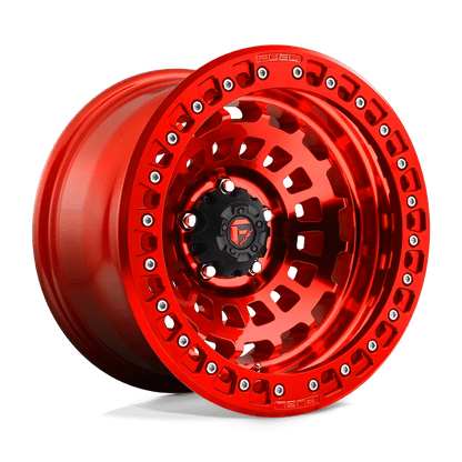 Fuel 1PC D100 ZEPHYR BL - OFF ROAD ONLY 17x9 -15 6x139.7/6x5.5 CANDY RED