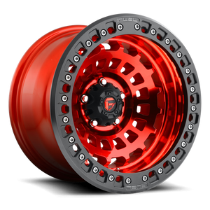 Fuel 1PC D100 ZEPHYR BL - OFF ROAD ONLY 17x9 -15 5x150/5x150 CANDY RED