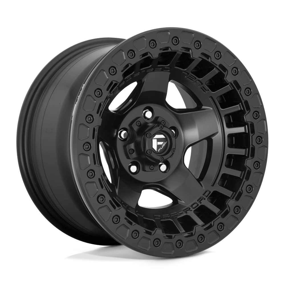 Fuel 1PC D118 WARP BEADLOCK 17x9 -15 6x139.7/6x5.5 Matte Black