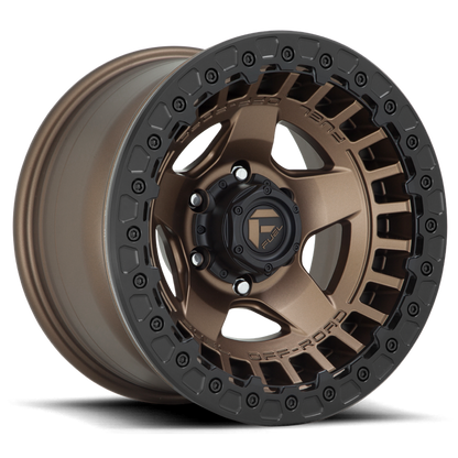 Fuel 1PC D119 WARP BEADLOCK 17x9 -15 6x139.7/6x5.5 Matte Bronze