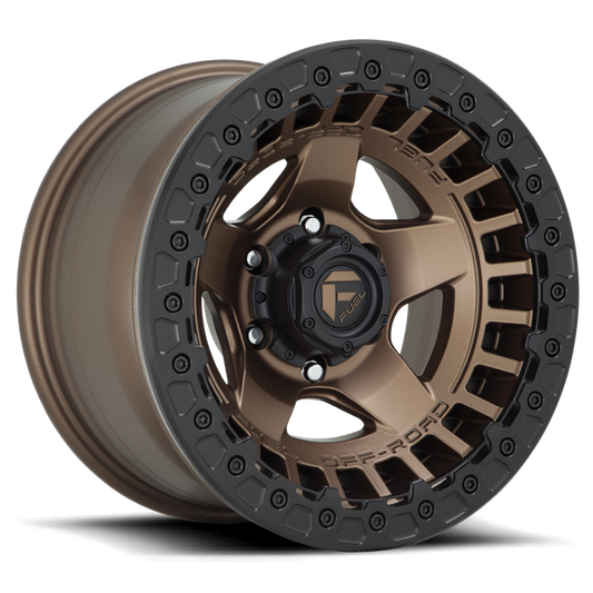 Fuel 1PC D119 WARP BEADLOCK 17x9 -15 6x139.7/6x5.5 Matte Bronze