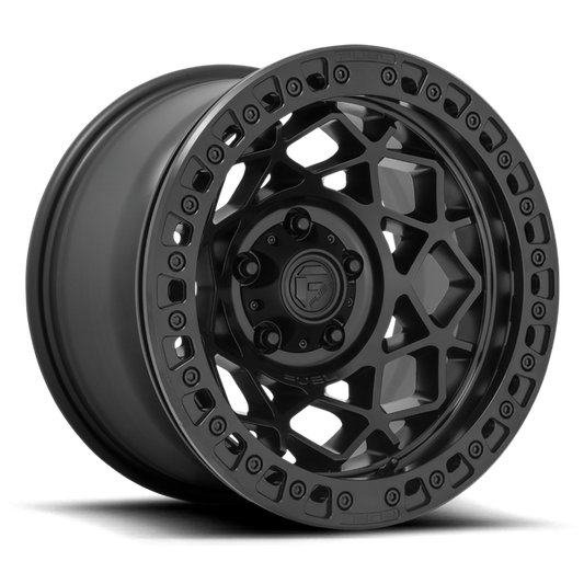 Fuel 1PC D120 UNIT BEADLOCK 17X9 -15 6X139.7/6X5.5 Blackout