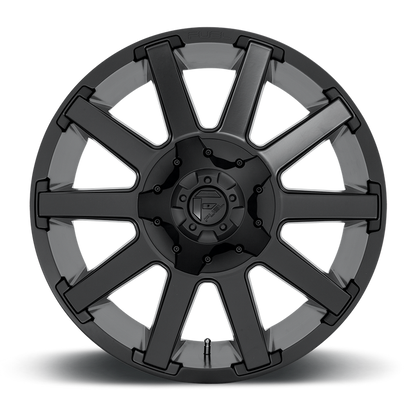 Fuel 1PC D437 CONTRA 20X9 1 5X139.7/5X150/5X5.5/150 Satin Black