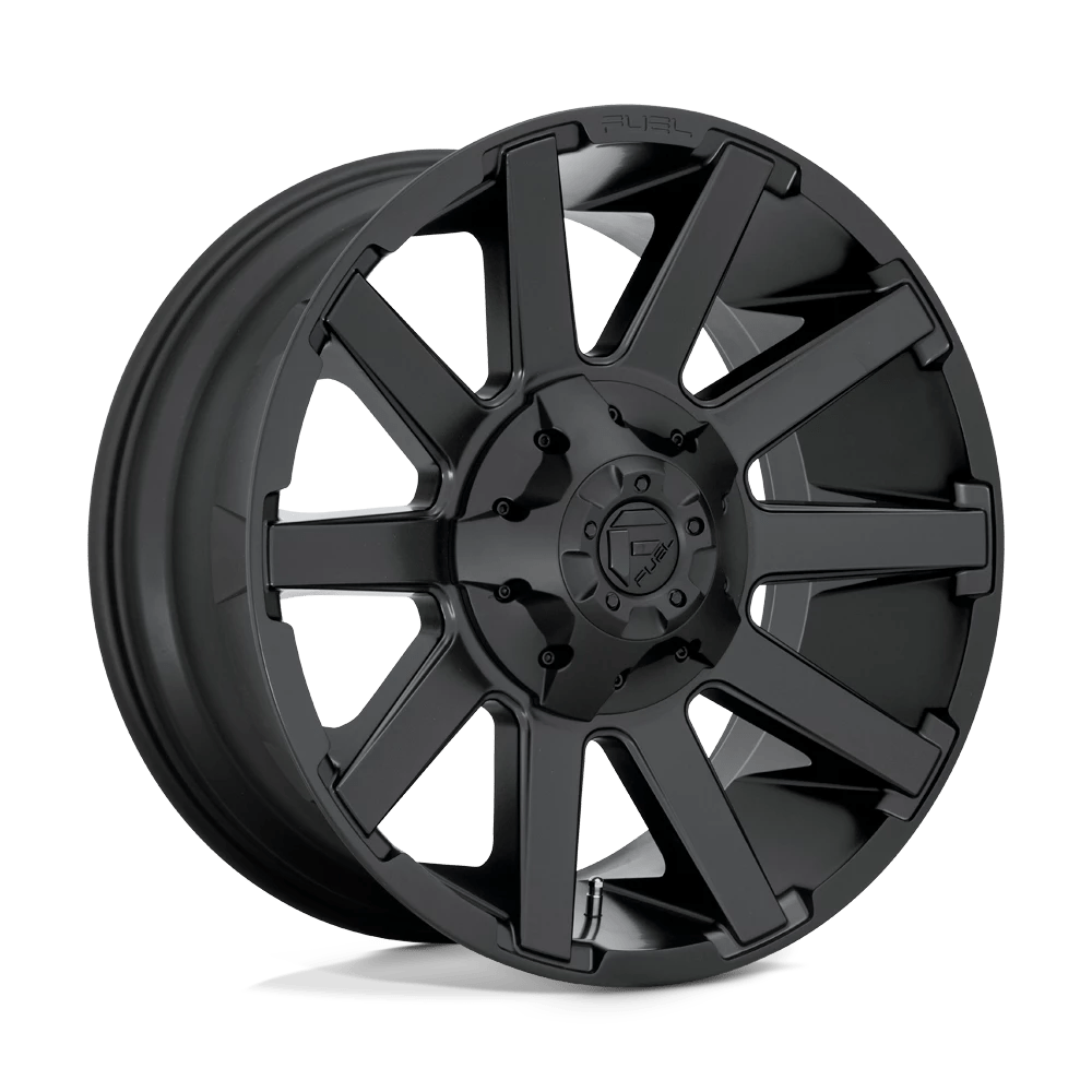Fuel 1PC D437 CONTRA 20X10 -19 6X135/6X5.3/6X139.7/6X5.5 Satin Black