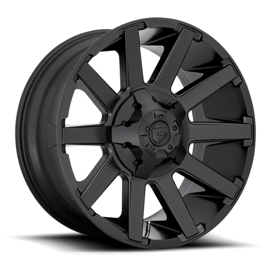 Fuel 1PC D437 CONTRA 20X10 -18 5X139.7/5X150/5X5.5/150 Satin Black