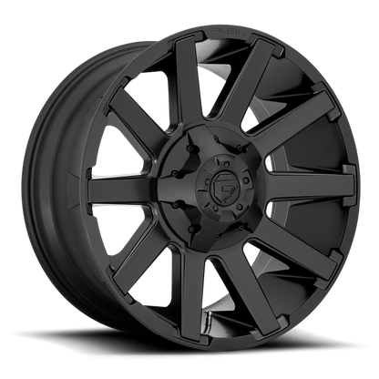 Fuel 1PC D437 CONTRA 18X9 1 6X135/6X5.3/6X139.7/6X5.5 Satin Black