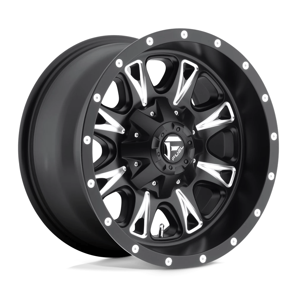 Fuel 1PC D513 THROTTLE 17x6.5 -140 8x210/8x8.3 MATTE BLACK MILLED