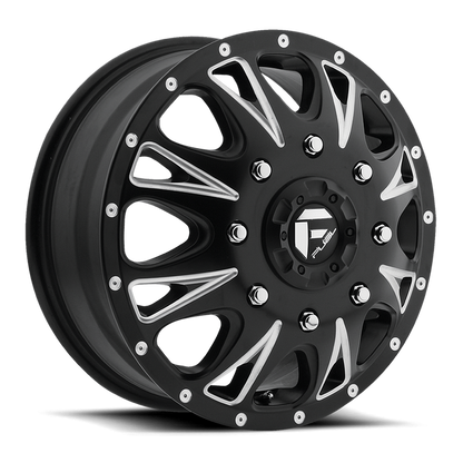 Fuel 1PC D513 THROTTLE 17x6.5 129 8x165.1/8x6.5 MATTE BLACK MILLED