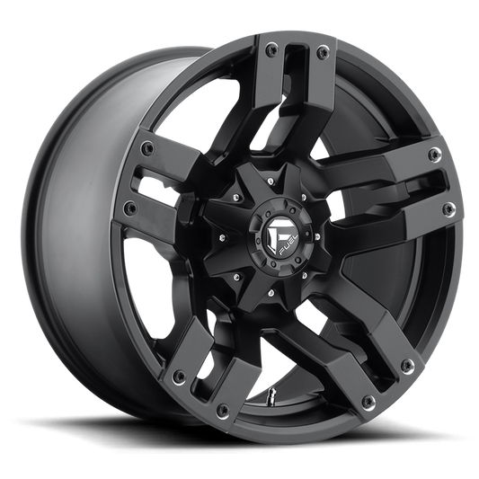 Fuel 1PC D515 PUMP 20X10 -24 5X139.7/5X150/5X5.5/150 MATTE BLACK