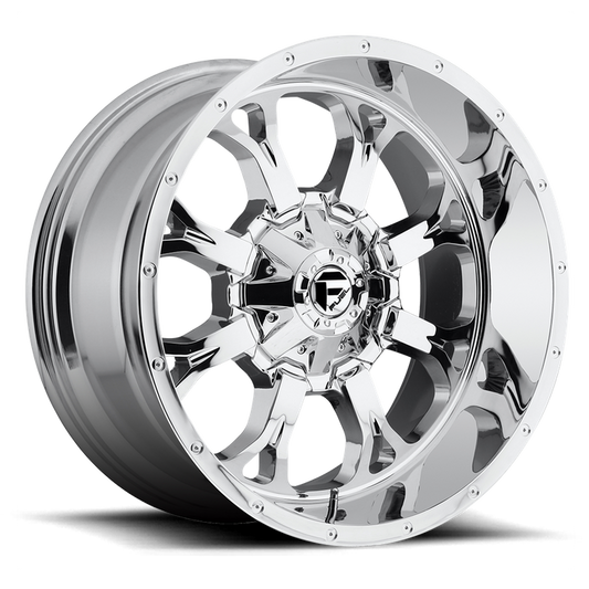 Fuel 1PC D516 KRANK 20x9 20 6x135/6x139.7/6x135/5.5 CHROME PLATED
