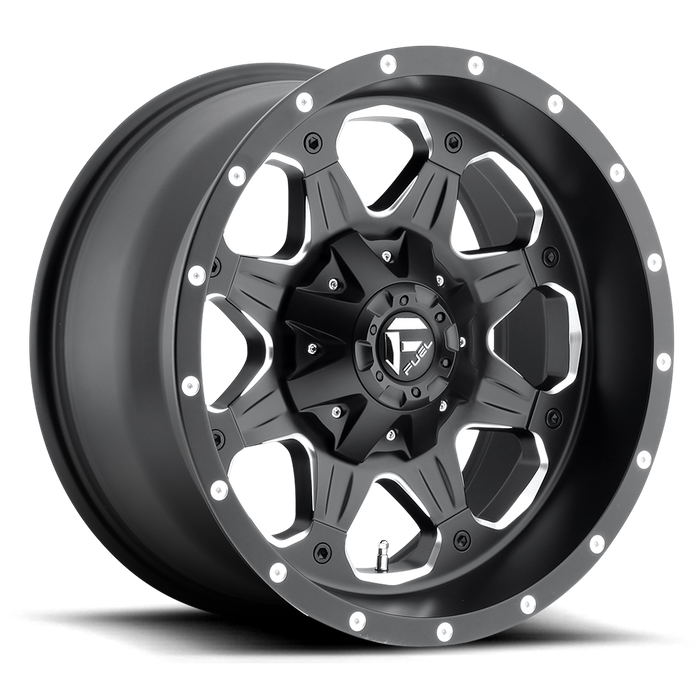 Fuel 1PC D534 BOOST 20X9 1 8X165.1/8X6.5 MATTE BLACK MILLED