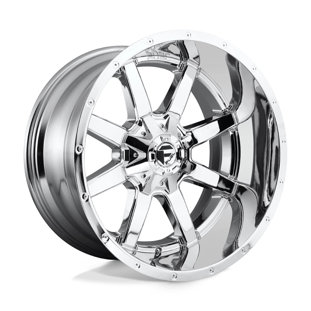 Fuel 1PC D536 MAVERICK 20x8.25 122 8x210/8x8.3 CHROME PLATED
