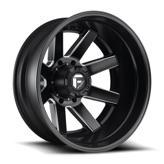 Fuel 1PC D538 MAVERICK 24x8.25 -201 8x200/8x200 MATTE BLACK MILLED