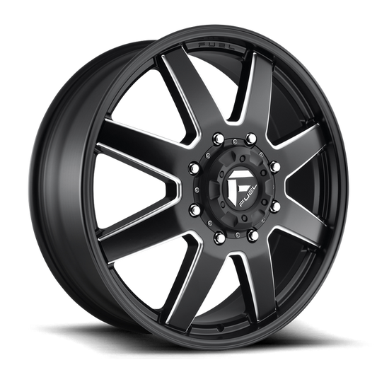 Fuel 1PC D538 MAVERICK 24x8.25 105 8x165.1/8x6.5 MATTE BLACK MILLED