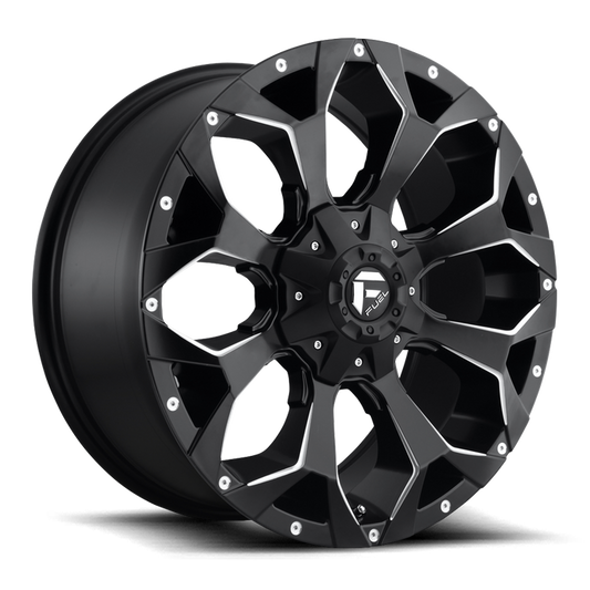 Fuel 1PC D546 ASSAULT 18x9 1 5x139.7/5x150/5x5.5/150 MATTE BLACK MILLED