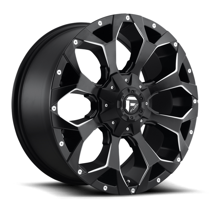 Fuel 1PC D546 ASSAULT 18x9 19 6x135/6x139.7/6x135/5.5 MATTE BLACK MILLED