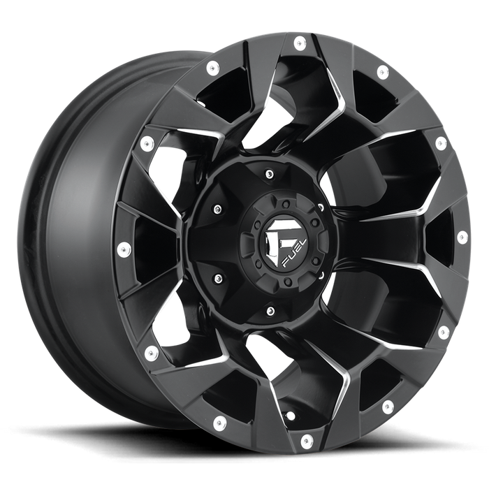 Fuel 1PC D546 ASSAULT 15x8 -16 5x139.7/5x5.5 MATTE BLACK MILLED
