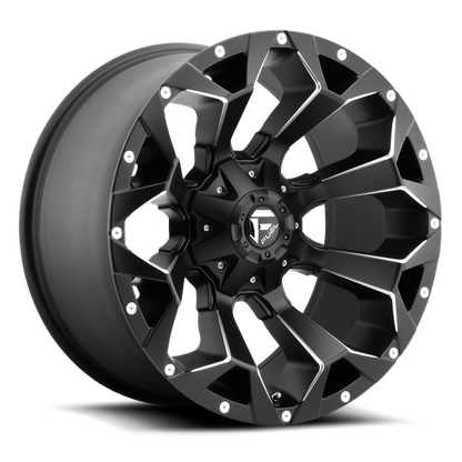 Fuel 1PC D546 ASSAULT 20X12 -43 8X165.1/8X6.5 MATTE BLACK MILLED