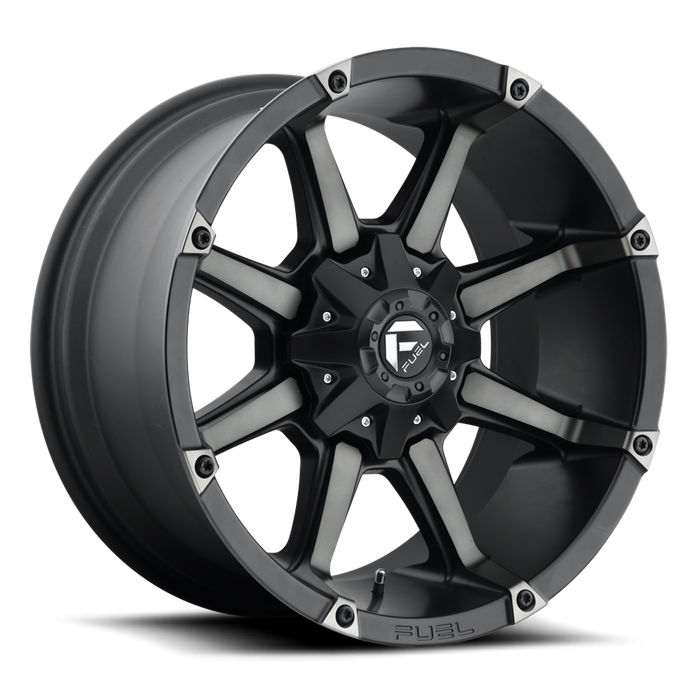 Fuel 1PC D556 COUPLER 20x10 -12 5x114.3/5x127/5x4.5/5.0 MATTE BLACK DOUBLE DARK TINT