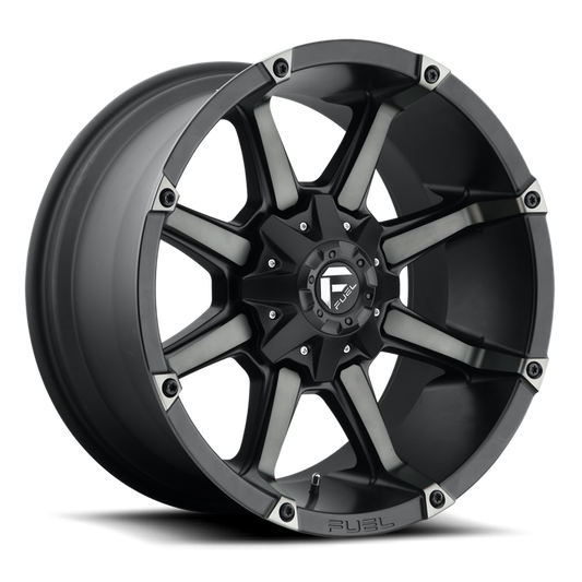 Fuel 1PC D556 COUPLER 18X9 20 8X165.1/8X6.5 MATTE BLACK DOUBLE DARK TINT