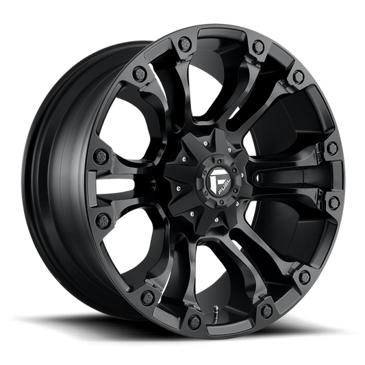 Fuel 1PC D560 VAPOR 22X10 -18 6X135/6X5.3/6X139.7/6X5.5 MATTE BLACK