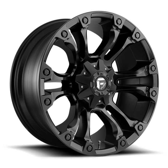 Fuel 1PC D560 VAPOR 17x9 1 8x165.1/8x6.5 MATTE BLACK