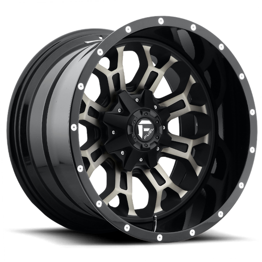 Fuel 1PC D561 CRUSH 17x9 1 6x135/6x139.7/6x135/5.5 GLOSS MACHINED DOUBLE DARK TINT
