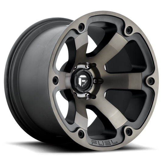 Fuel 1PC D564 BEAST 17x9 19 6x139.7/6x5.5 MATTE BLACK DOUBLE DARK TINT