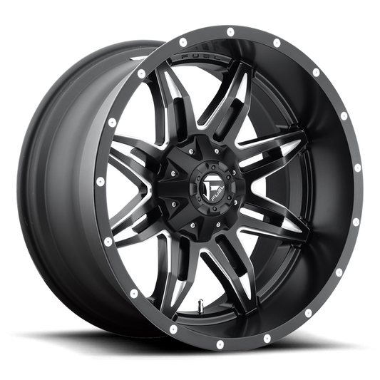Fuel 1PC D567 LETHAL 20x10 -12 8x180/8x7.1 MATTE BLACK MILLED