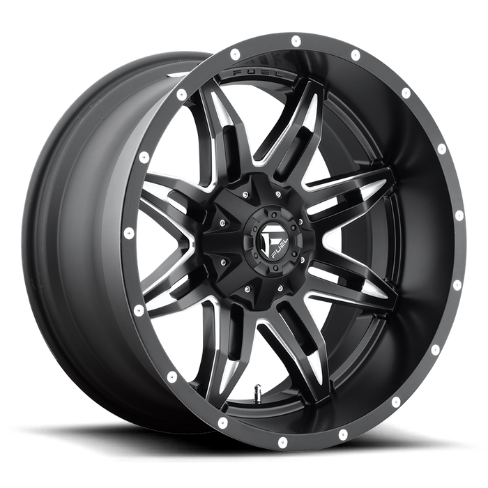 Fuel 1PC D567 LETHAL 20X9 14 6X135/6X5.3/6X139.7/6X5.5 MATTE BLACK MILLED