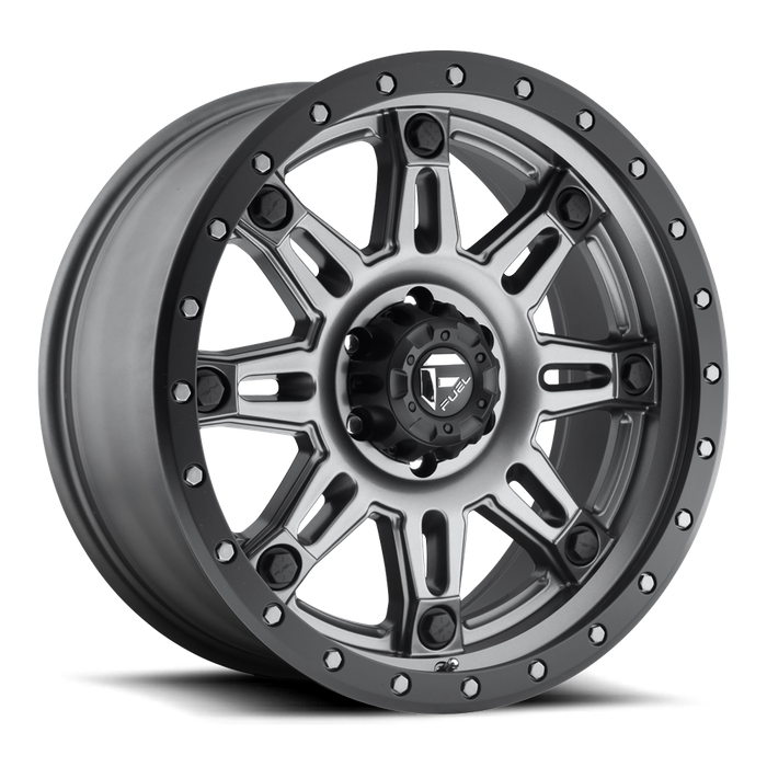 Fuel 1PC D568 HOSTAGE III 20X9 20 6X135/6X5.3 MATTE GUN METAL BLACK BEAD RING