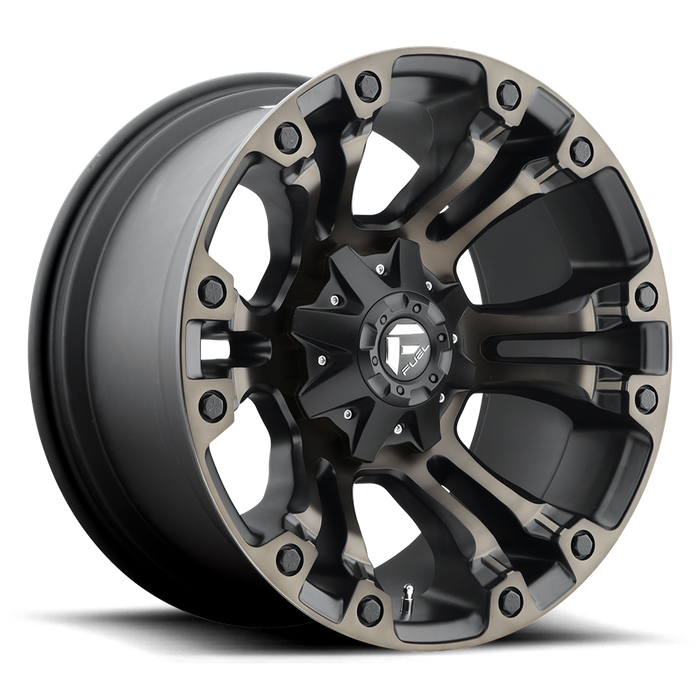 Fuel 1PC D569 VAPOR 18X9 -12 5X139.7/5X150/5X5.5/150 MATTE BLACK DOUBLE DARK TINT