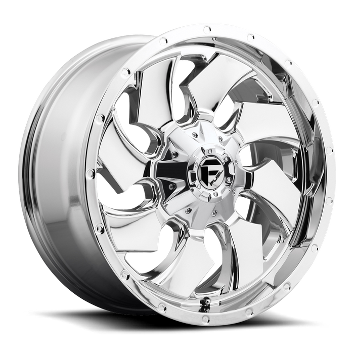 Fuel 1PC D573 CLEAVER 17X9 20 6X135/6X5.3/6X139.7/6X5.5 CHROME PLATED
