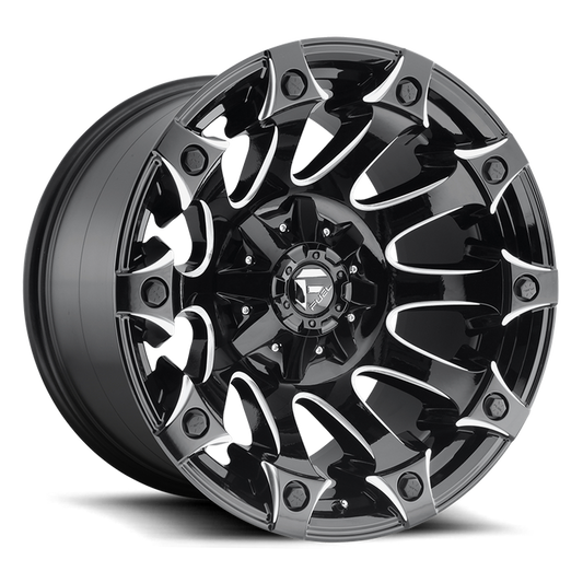 Fuel 1PC D578 BATTLE AxE 20x10 -18 8x170/8x6.7 GLOSS BLACK MILLED
