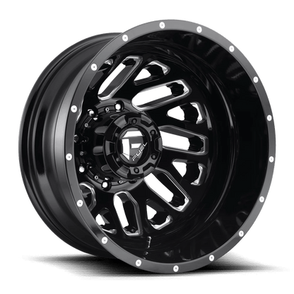 Fuel 1PC D581 TRITON 20x8.25 -265 8x165.1/8x6.5 GLOSS BLACK MILLED
