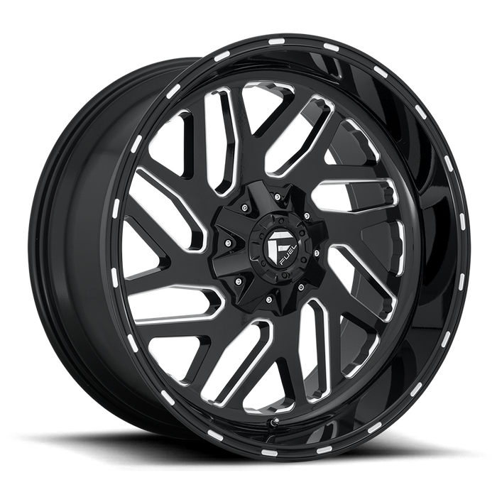 Fuel 1PC D581 TRITON 22x9.5 20 8x180/8x7.1 GLOSS BLACK MILLED