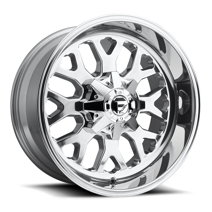 Fuel 1PC D586 TITAN 20X12 -43 6X135/6X5.3/6X139.7/6X5.5 HIGH LUSTER POLISHED