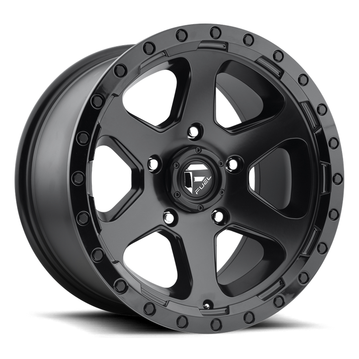 Fuel 1PC D589 RIPPER 20x9 20 6x135/6X5.3 MATTE BLACK GLOSS BLACK LIP