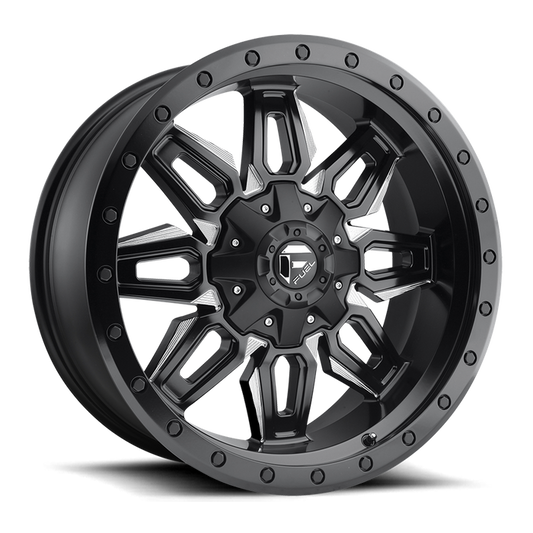 Fuel 1PC D591 NEUTRON 20X9 1 6X135/6X5.3/6X139.7/6X5.5 MATTE BLACK MILLED