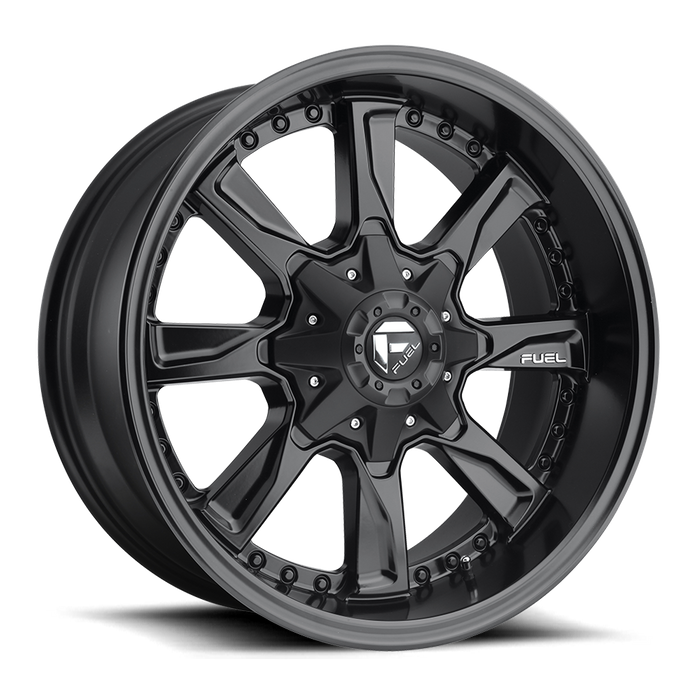 Fuel 1PC D604 HYDRO 20X9 20 6X135/6X5.3/6X139.7/6X5.5 MATTE BLACK