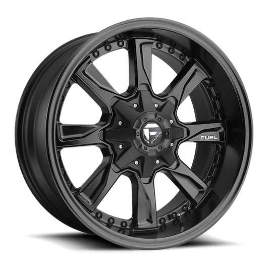 Fuel 1PC D604 HYDRO 18X9 1 6X135/6X5.3/6X139.7/6X5.5 MATTE BLACK