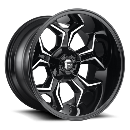 Fuel 1PC D606 AVENGER 20X10 -18 8X170/8X6.7 GLOSS BLACK MILLED