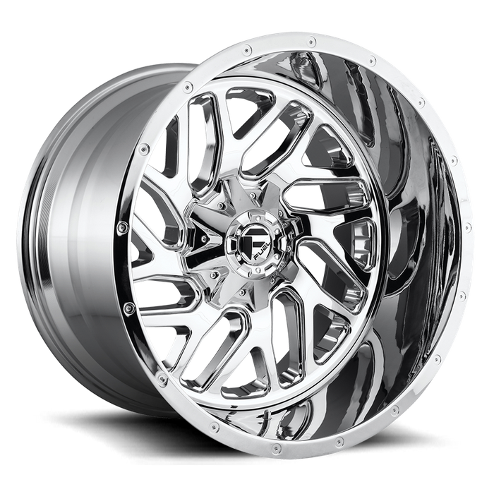 Fuel 1PC D609 TRITON 22x12 -43 5x139.7/5x150/5x5.5/150 CHROME PLATED