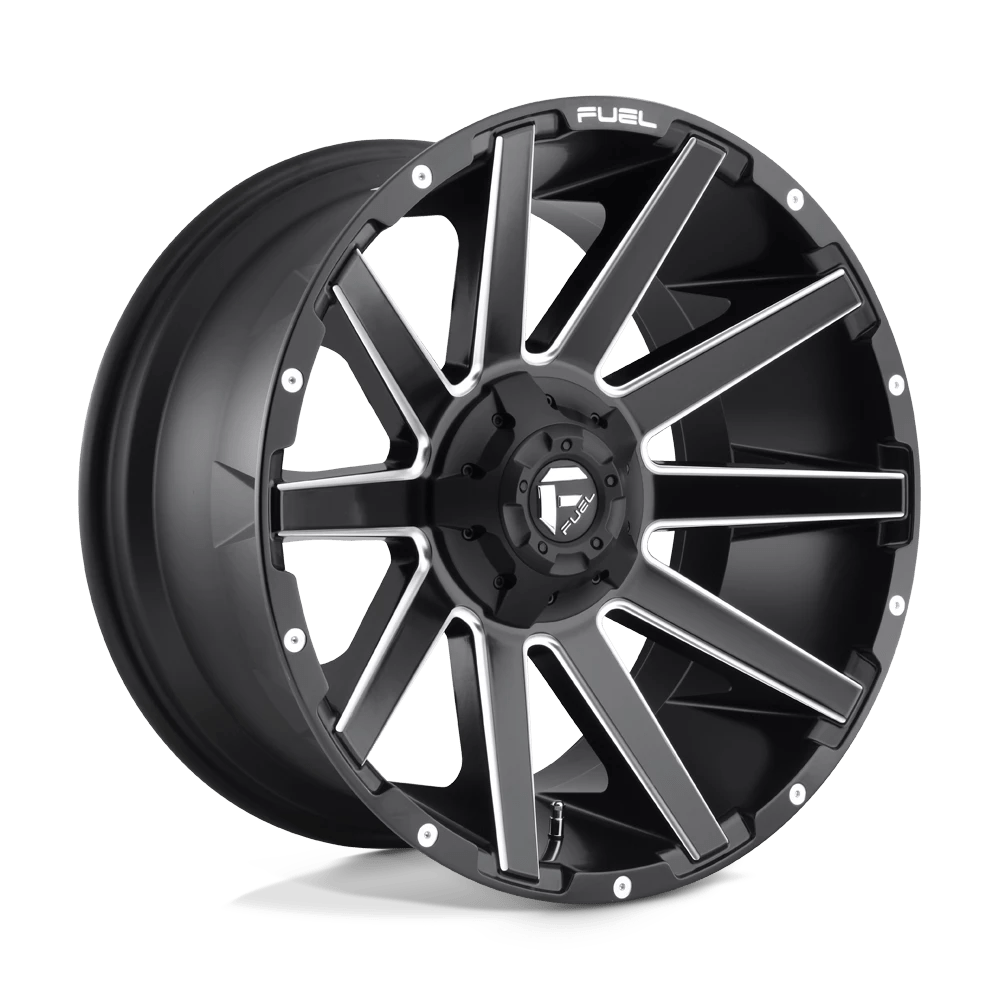 Fuel 1PC D616 CONTRA 20x10 -18 5x139.7/5x150/5x5.5/150 MATTE BLACK MILLED